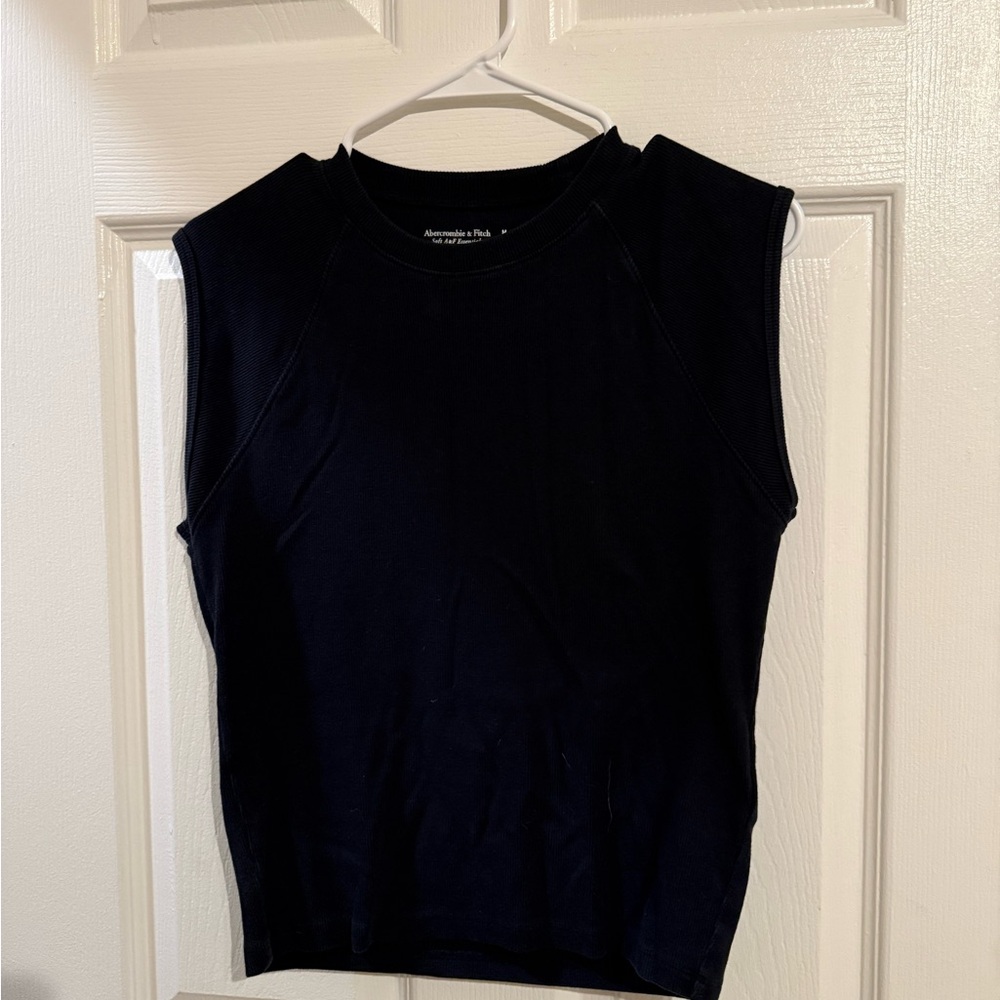 Abercrombie & Fitch Black Sleeveless Top